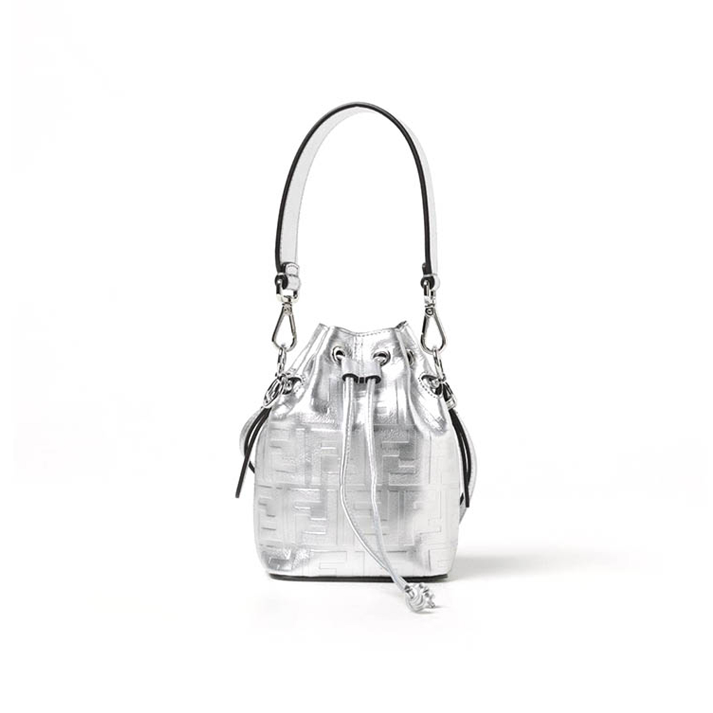 F**di mon tresor laminated leather bag (18*12*10cm)